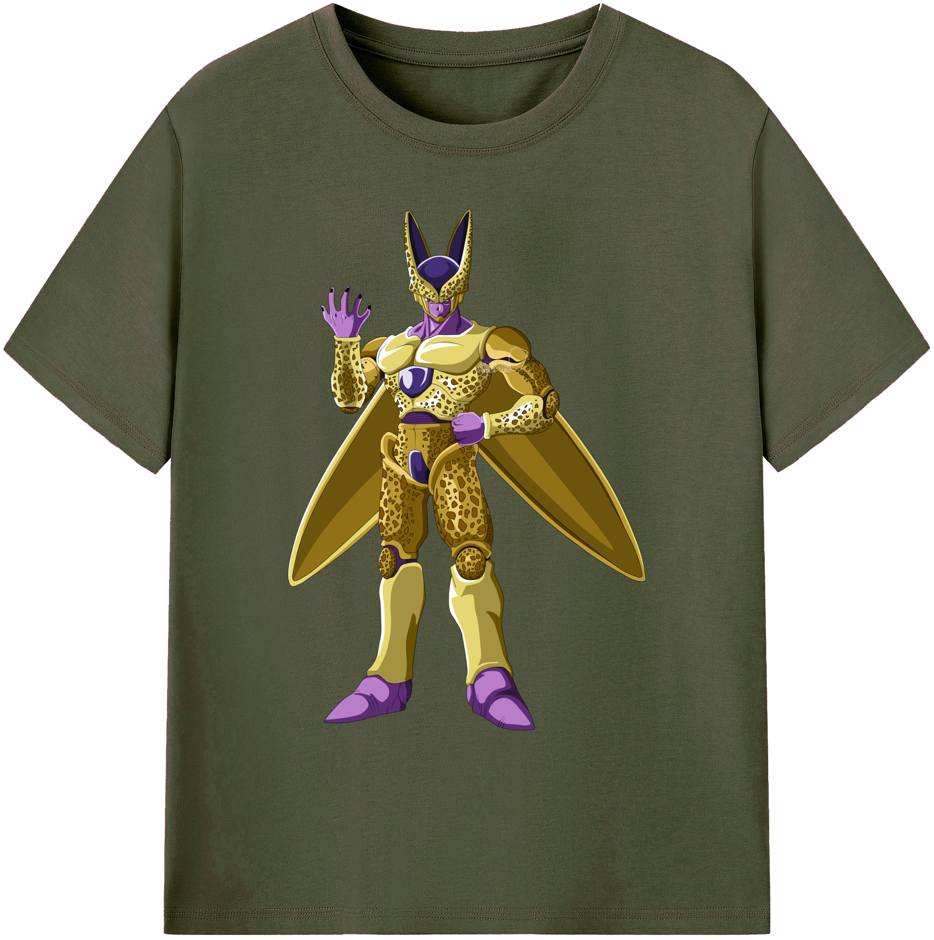 （画像用） ドラゴンボール セル DRAGON BALL Cell 綿100％ メンズ半袖Tシャツ｜肌触りやわらか＆通気性